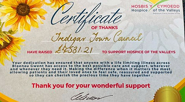 Hospice Certificate