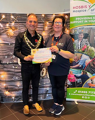Mayor and Thank You certificate